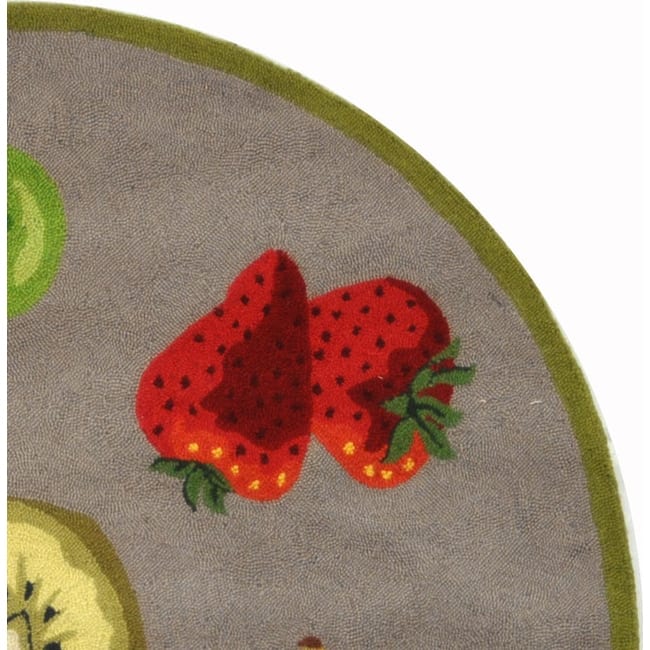 SAFAVIEH Handmade Chelsea Sefkije French Country Fruit Wool Rug