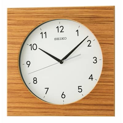 Dylan Light Brown Wall Clock - N/A