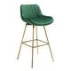 preview thumbnail 30 of 32, Art Leon Modern Swivel Velvet Barstool (Set of 2)
