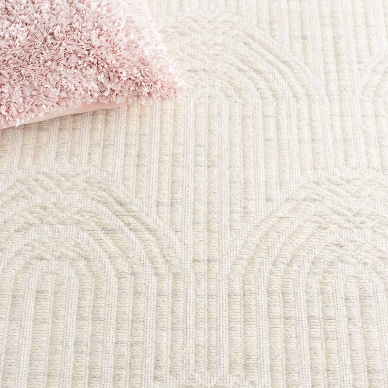 SAFAVIEH Handmade Kilim Irina Geometric Tassel Wool Rug