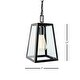 preview thumbnail 3 of 3, Clang 1 Light Outdoor Hanging Lantern in Imperial Black - Imperial Black