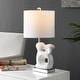 preview thumbnail 32 of 33, SAFAVIEH Kids Lighting 19" Ruby Rabbit Lamp - 10.3"x10"x19"