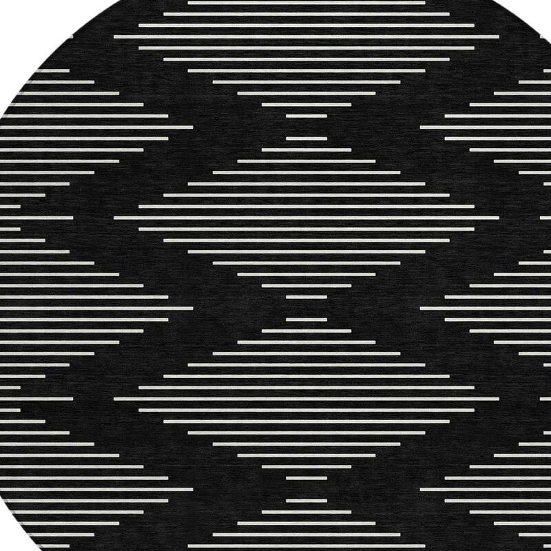 HomeRoots Geometric Transitional Rectangle Outdoor Rug