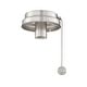 preview thumbnail 6 of 5, Fanimation Ceiling Fan Low Profile Light Kit Fitter Brushed Nickel