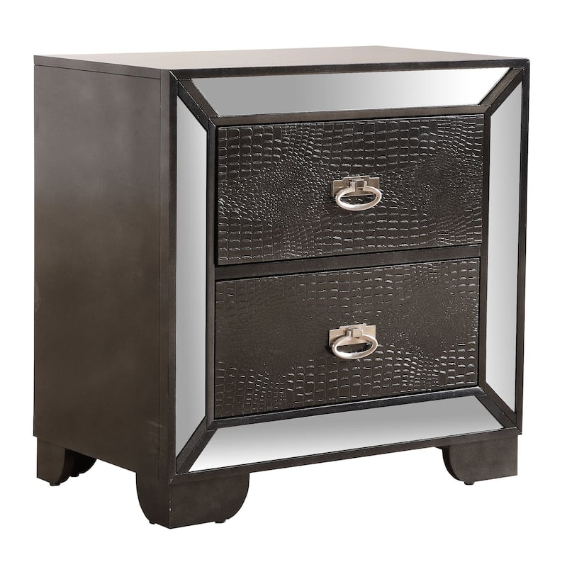Hollywood Hills 2-drawer Wood Nightstand