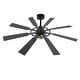preview thumbnail 22 of 38, 52/65 Inch Ceiling Fan with Light, Modern Matte Black 8-Blade Fan, Reversible Wood Grain Blades, DC Motor, Remote Control