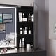preview thumbnail 12 of 34, Makeup Vanity with XL Lighted Mirror & Stool, 7 Drawers Bedroom Vanity Desk