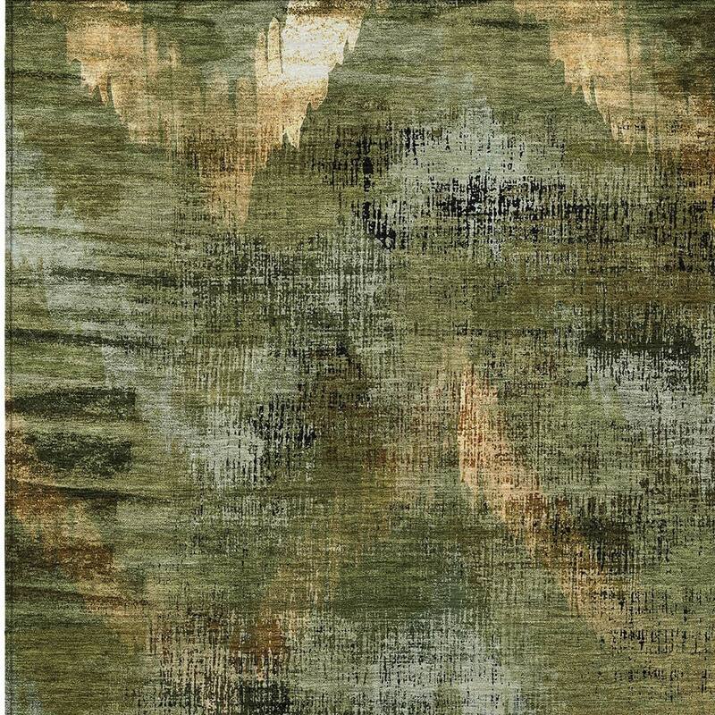 HomeRoots Abstract Transitional Rectangle Outdoor Rug