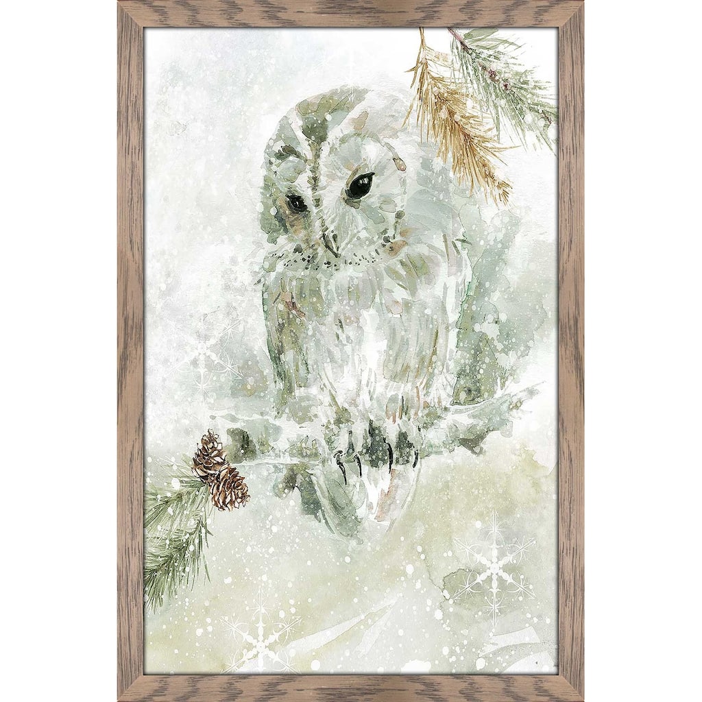 "Winter Lodge Owl" by Carol Robinson Print on Acrylic