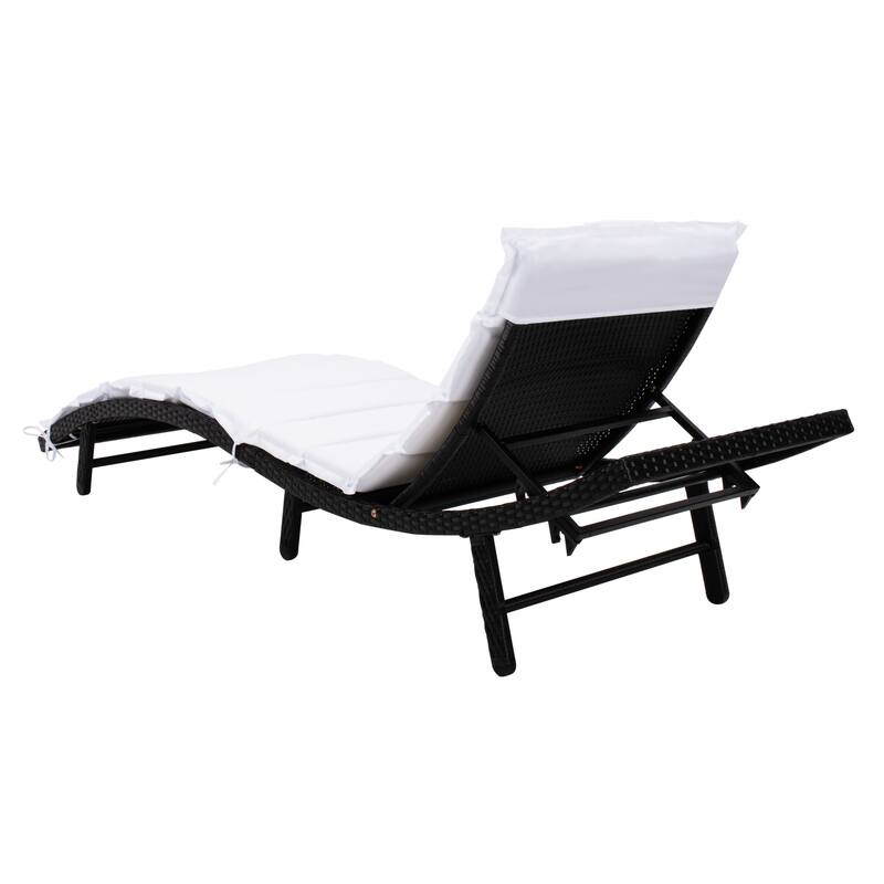 SAFAVIEH Outdoor Nihada Chaise Sun Lounger - 79Wx25Dx14H
