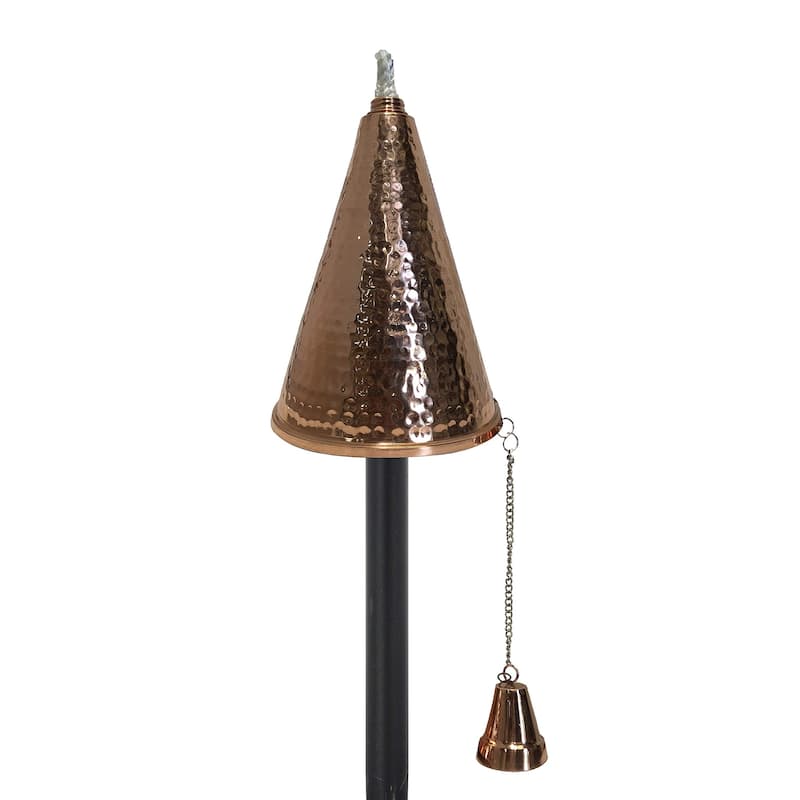 Small Hawaiian Cone Tiki Torch
