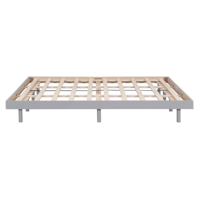 Modern Design Queen Floating Platform Bed Frame for Bedroom
