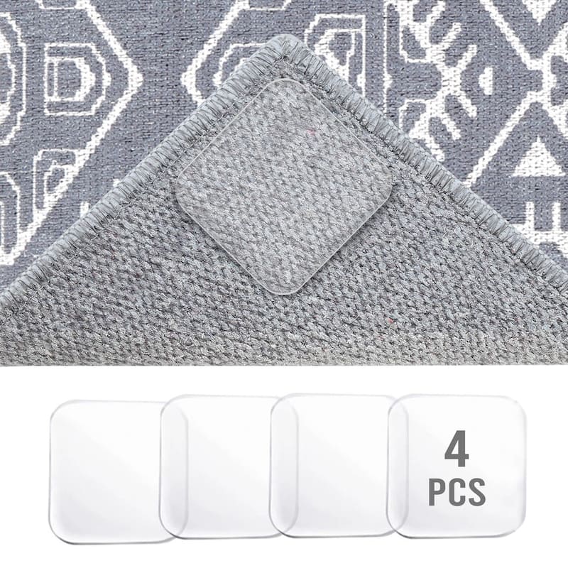 Sussexhome Heavy Duty Ultra Thin Non Slip Washable Cotton Indoor Rug - 2' x 3'