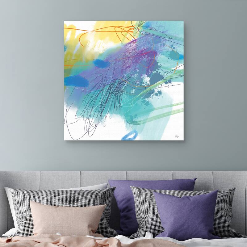 Twist & Turn I by Lisa Ridgers Canvas Art Print