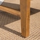 preview thumbnail 4 of 23, Perla Outdoor Acacia Wood Club Chair (Set of 2) by Christopher Knight Home