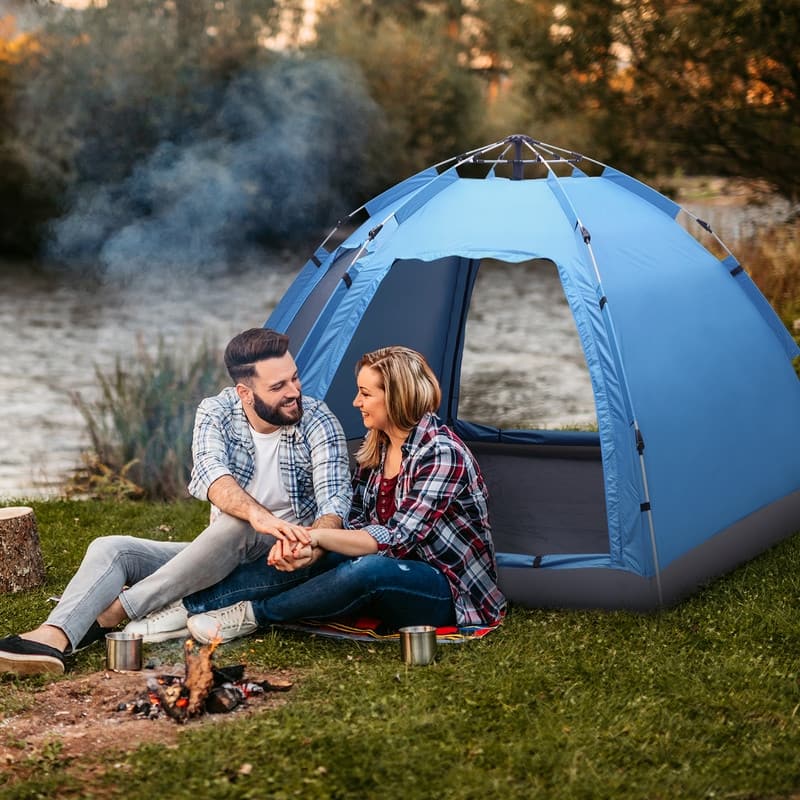 3-4 Person Tent Pop-Up Camping Tent - 4 Person