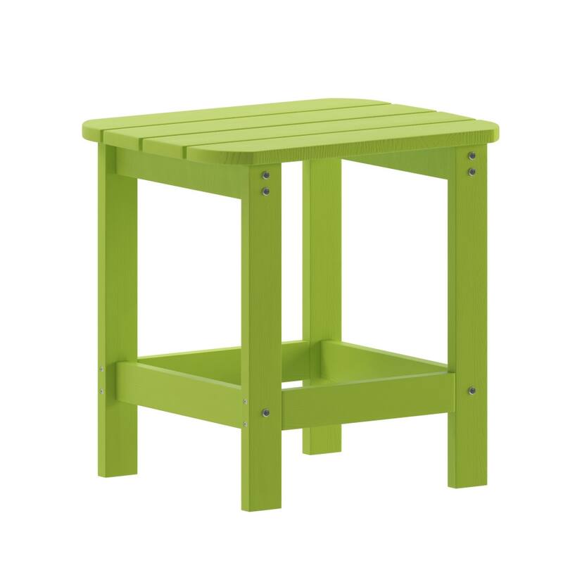 All-Weather Poly Resin Adirondack Side Table - Patio Table