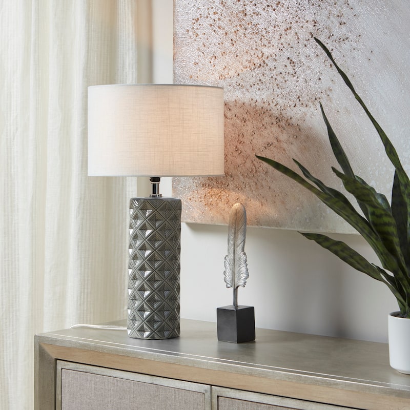 510 Design Macey Geometric Ceramic Table Lamp