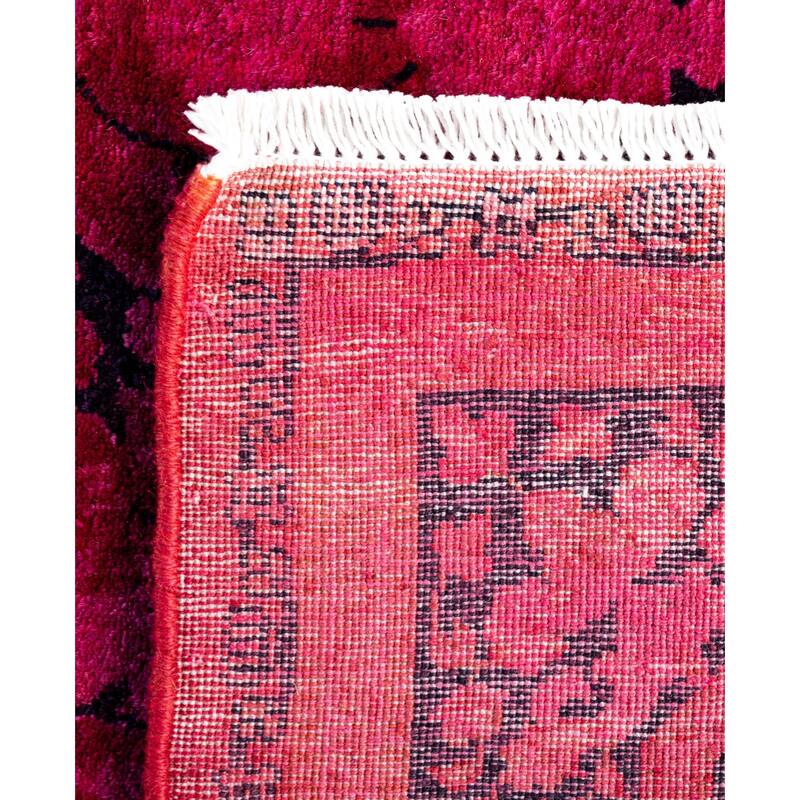 Overdyed One-of-a-Kind Hand-Knotted Area Rug - Pink - 3' 3" x 5' 3"