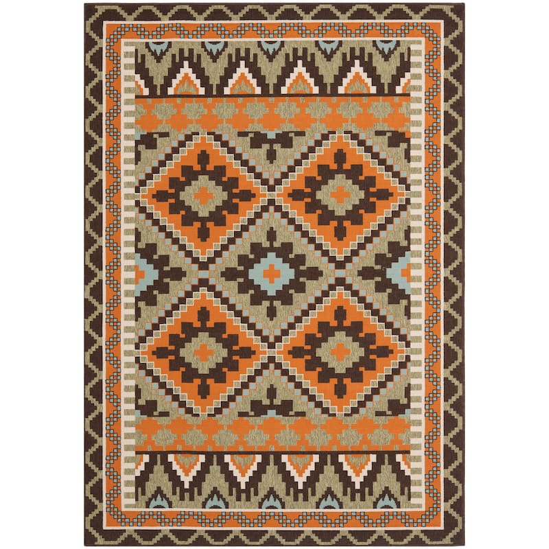 SAFAVIEH Veranda Vitaline Indoor/ Outdoor Waterproof Patio Backyard Rug