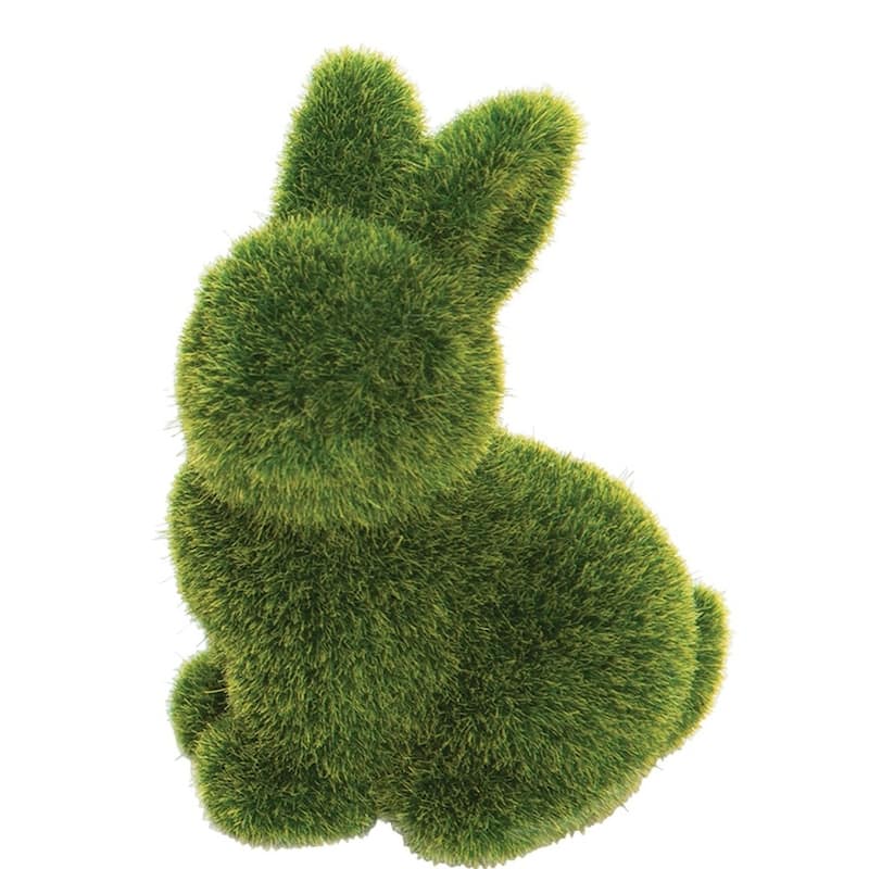 Moss Bunnies Figurine in Box Set of 12 - 6.1" x 4.1" x 2.2" - 6.1" x 4.1" x 2.2"