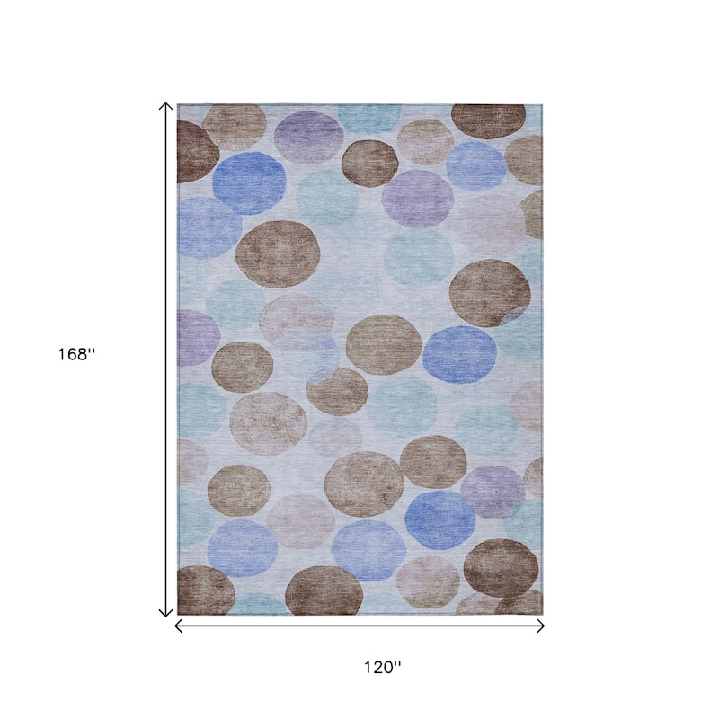 HomeRoots Geometric Transitional Rectangle Outdoor Rug