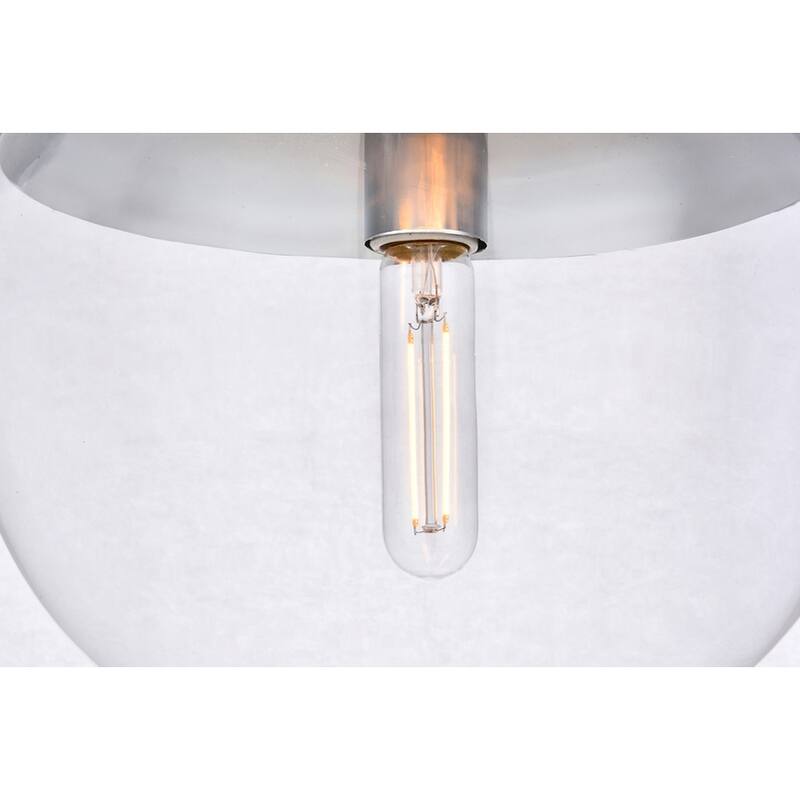 1-Light Pendant with 10 inch Clear Glass