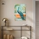 preview thumbnail 10 of 15, Elegant Peacock Bath Canvas Jungle Bathroom Art by Art Remedy