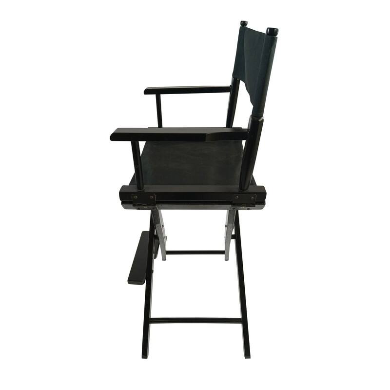 Casual Home 2-Piece Black Director's Chair Set - Foldable & Portable