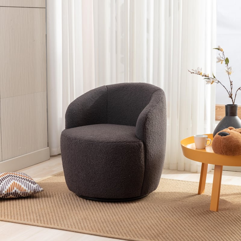 Premium Black Metal Base Chair - Dark Gray