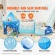 preview thumbnail 5 of 26, Kids Play Tent with Tunnel, Basketball Hoop for Boys, Girls, Babies and Toddlers, Indoor/Outdoor Pop Up Playhouse