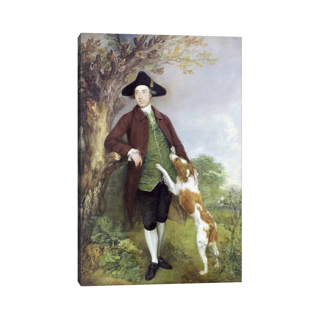 iCanvas "Portrait of George Venables Vernon, 2nd Lord Vernon, 1767" by Thomas Gainsborough Canvas Print
