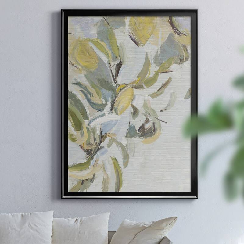 Lemon Pears Premium Framed Canvas - Ready to Hang