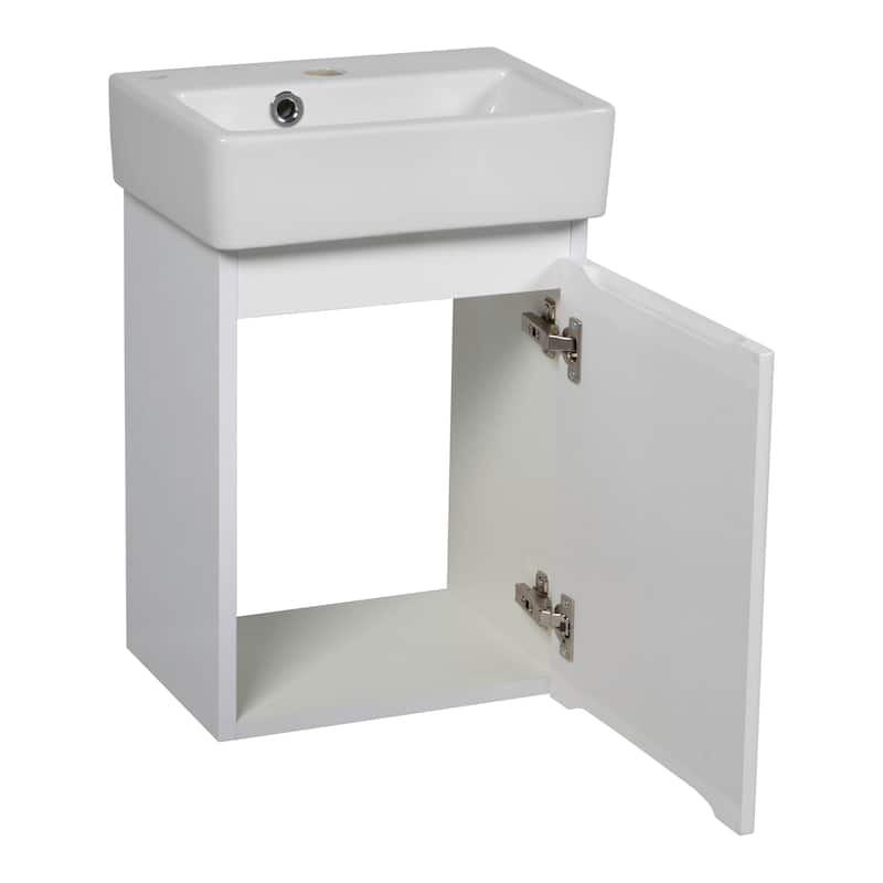 Modern Wall-Mounted Bathroom MINI-Vanity with Washbasin | Comfort Collection No Mirror