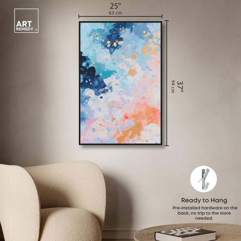 Vibrant Vortex Canvas by Art Remedy