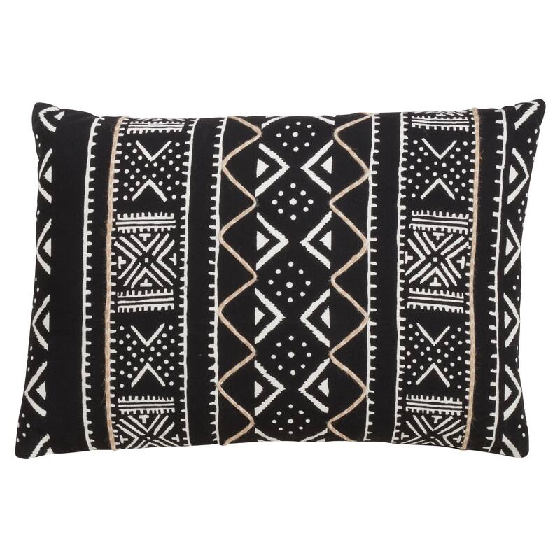 Mud Cloth Throw Pillow - 14 x 20 - Cover Only