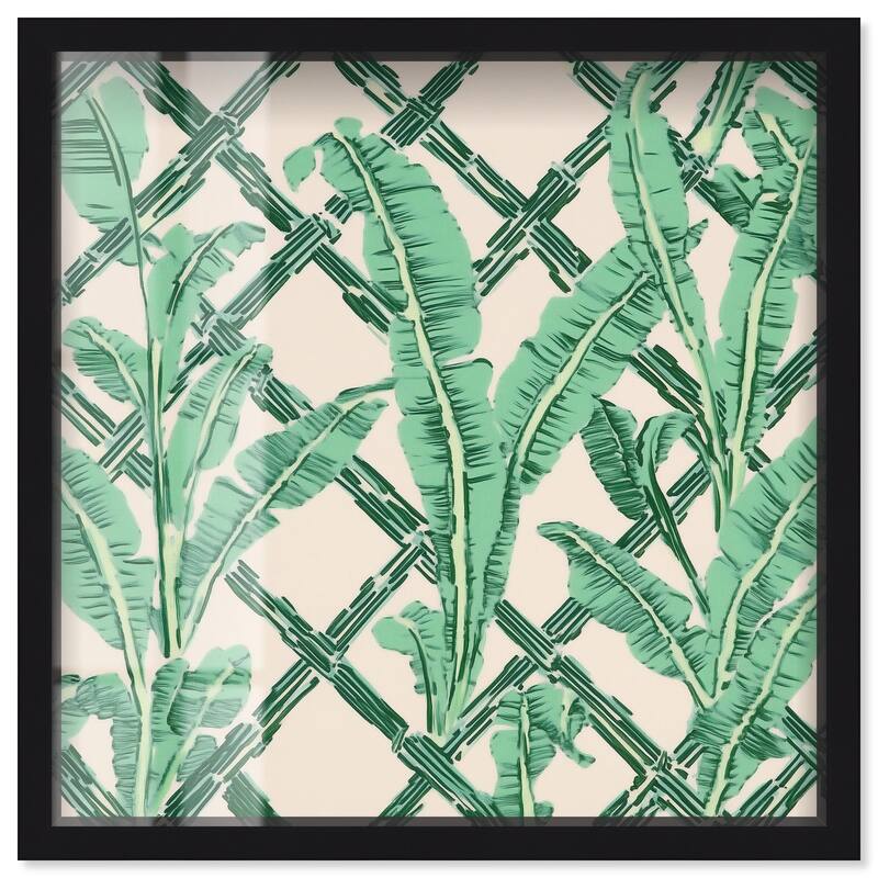 Vibrant Squiggles Shadowbox by Art Remedy - Black - 30" x 30"