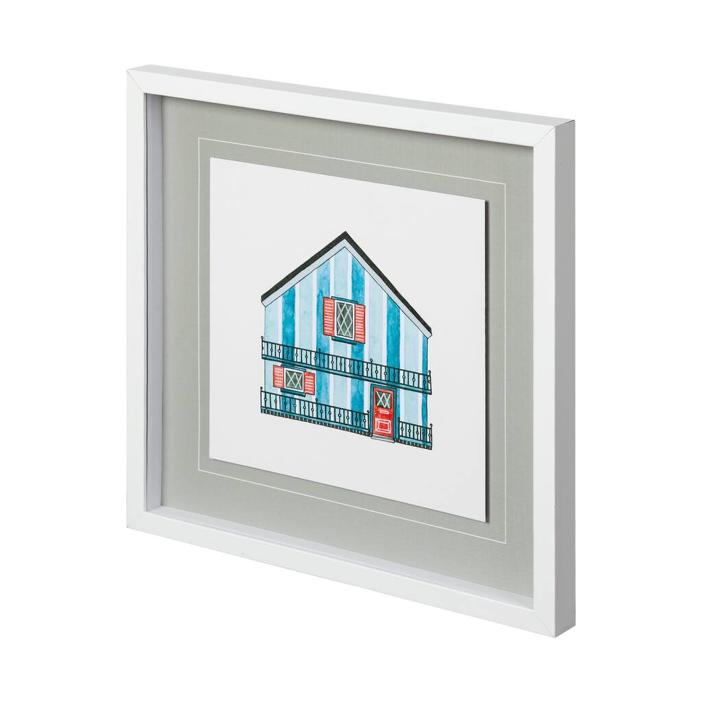 Petit Mansion II Framed Art Print