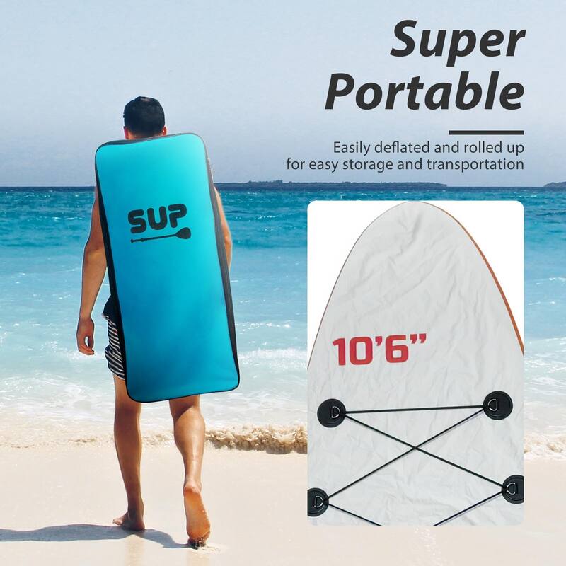 Inflatable Stand Up Paddle Board with Sup Accessories, 10'6'' Inflatable Paddle Boards