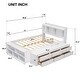 preview thumbnail 6 of 28, Modern Full Size Functional Storage Platform Bed with Drawers