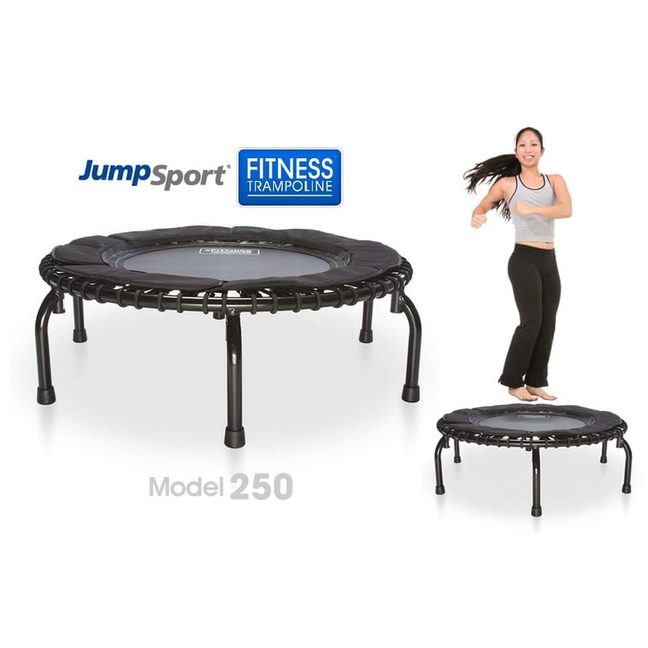 JumpSport 250 Fitness Rebounder Mini Trampoline In Home Cardio Fitness (2  Pack) - 22 - Bed Bath & Beyond - 36263190