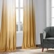 preview thumbnail 59 of 62, Exclusive Fabrics Ombre Faux Linen Semi Sheer Curtain (1 Panel)