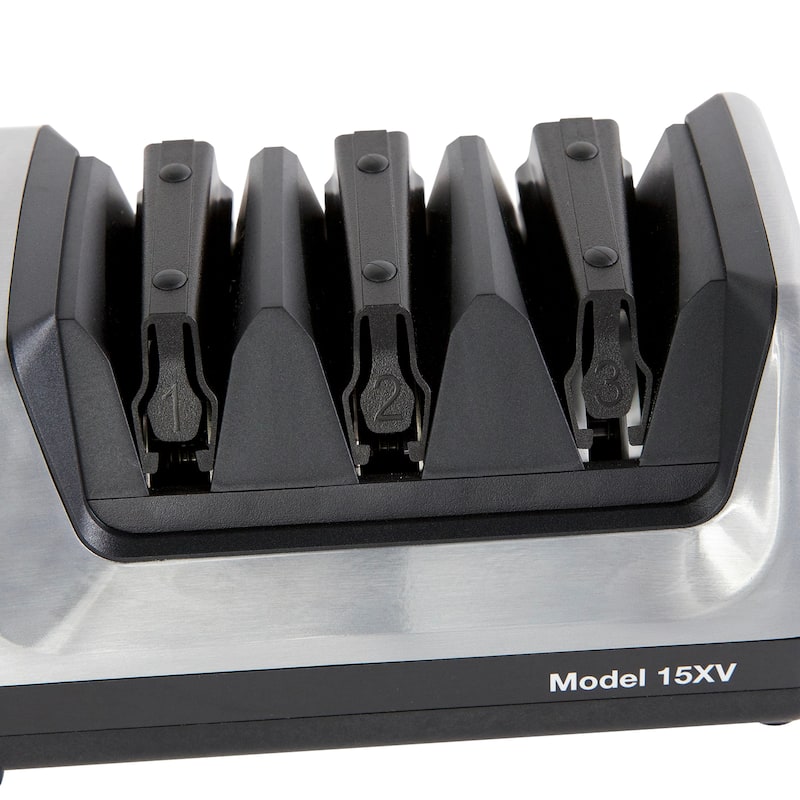 Chef'sChoice Professional Electric Knife Sharpener, 3-Stage 15-Degree Trizor