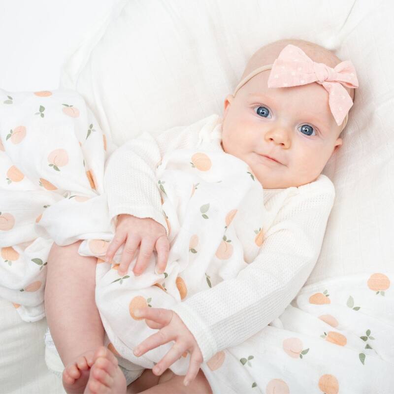 lulujo Hello World Hat & Swaddle Set