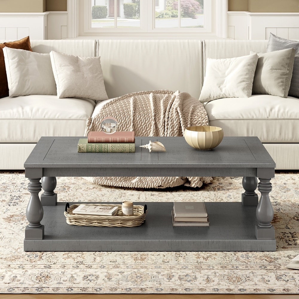 Luxurious Vintage Wooden Coffee Table for Living room