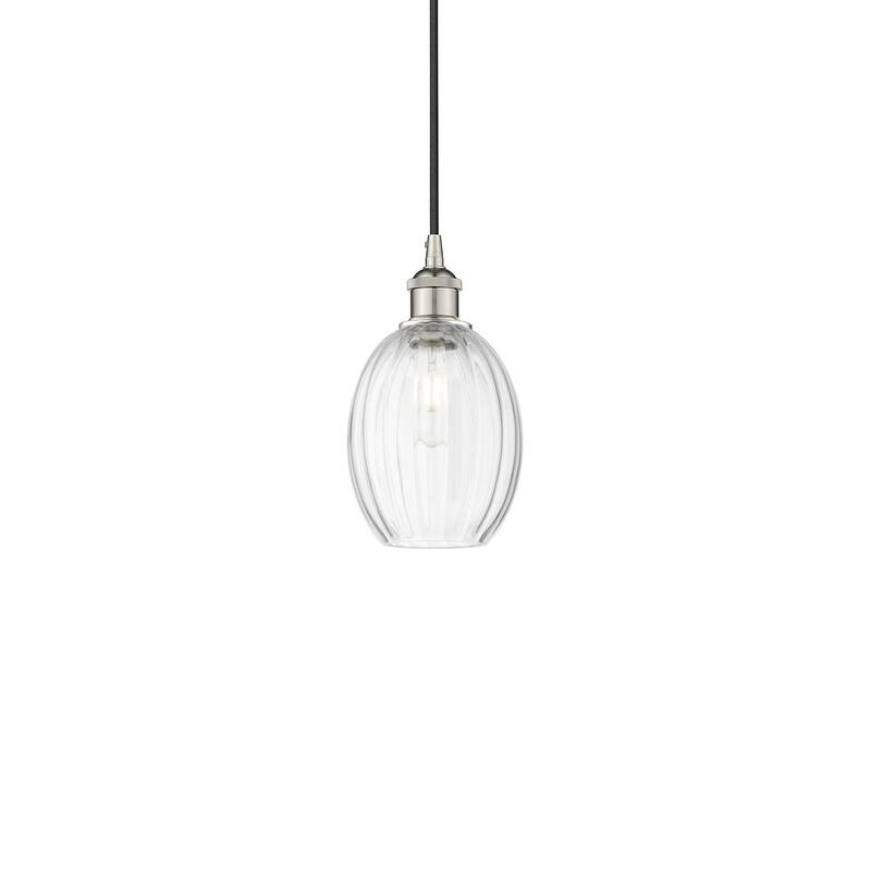 Innovations Lighting 616-1P-11-7 Preston Pendant Preston 7" Wide Mini - Polished Nickel / Clear