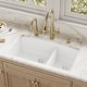preview thumbnail 6 of 76, Karran Undermount Quartz Double Bowl Kitchen Sink