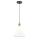 Option Black Antique Brass / Matte White
