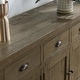 preview thumbnail 11 of 10, Caleb 4-Drawer 4-Door Reclaimed Pine Sideboard, Distressed Brown