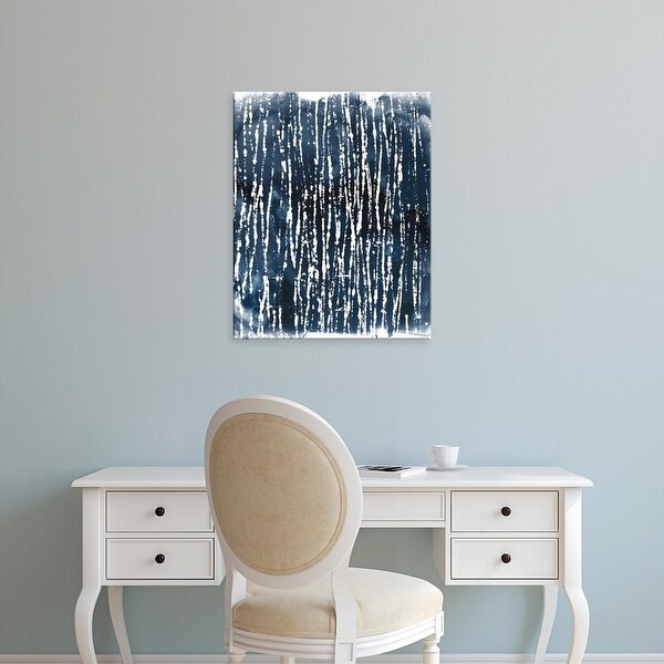 Easy Art Prints June Erica Vess's 'Indigo Ink Motif III' Premium Canvas Art